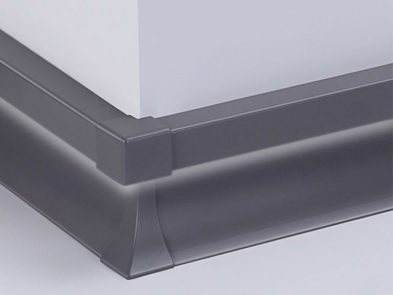 Tấm ốp ch&acirc;n tường nh&ocirc;m LED 80 * 9mm