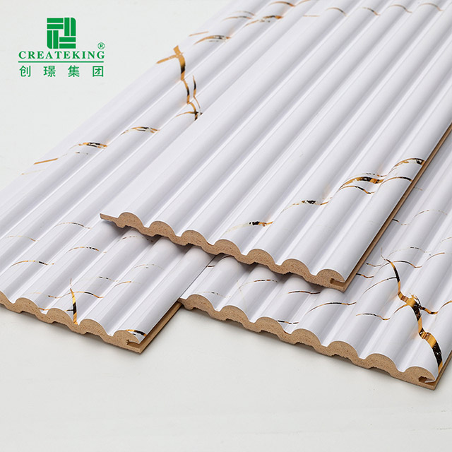 Tấm ốp tường hình bán nguyệt bằng đá cẩm thạch trắng vàng 105,5 * 8,5mm