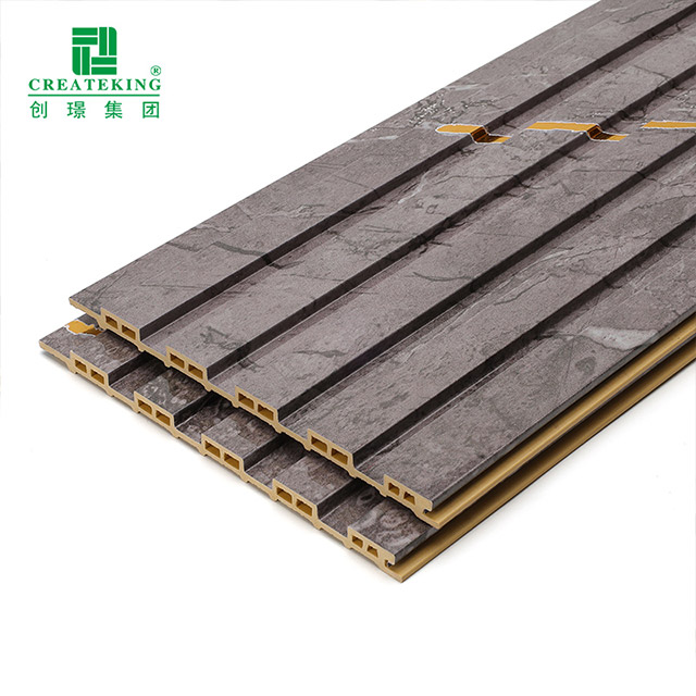 Tấm tường rỗng có rãnh PVC chống thấm nước 155 * 17mm