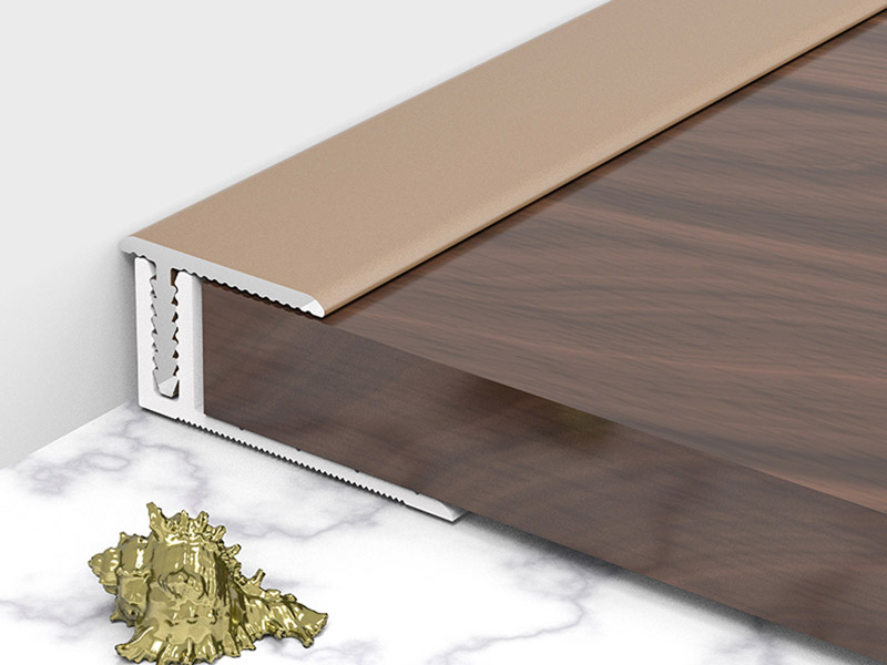 Viền s&agrave;n hợp kim nh&ocirc;m một mặt h&igrave;nh chữ T 18 * 11,3mm