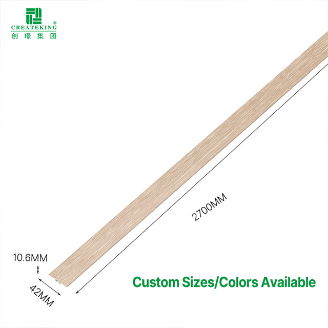 Dải ngưỡng cửa nhìn bằng gỗ PVC 42 * 6,6mm