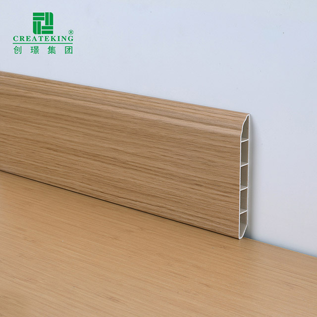 Ván chân tường rỗng PVC 100 * 12 mm