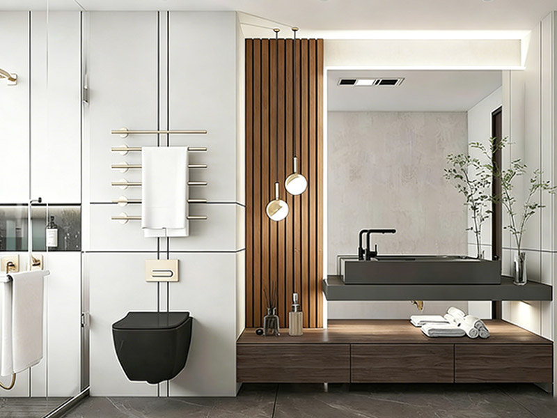 Tấm ốp tường WPC có thể được sử dụng trong phòng tắm không?