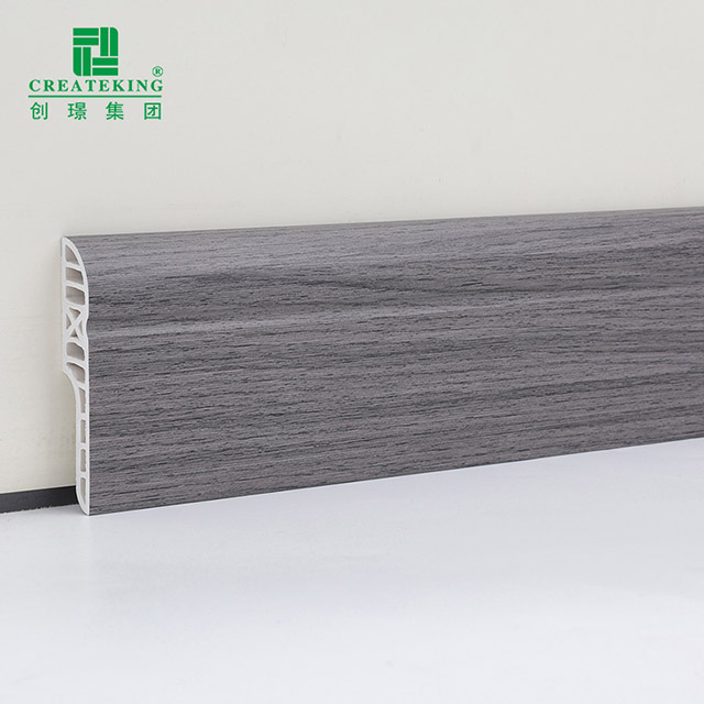 Ván chân tường tròn bằng bút chì PVC 70 * 15mm