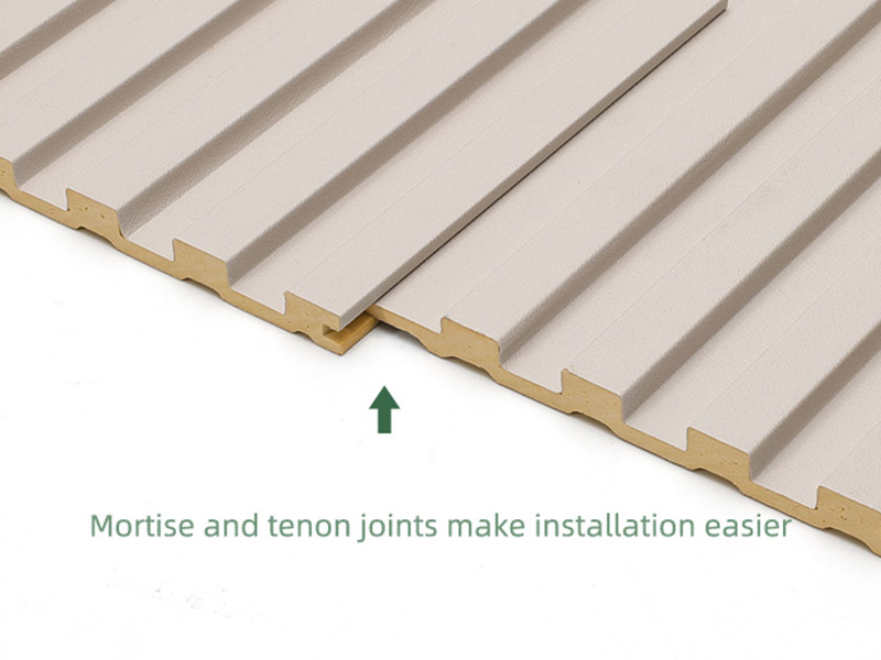 Tấm tường c&oacute; r&atilde;nh đặc PVC 130 * 7,8mm