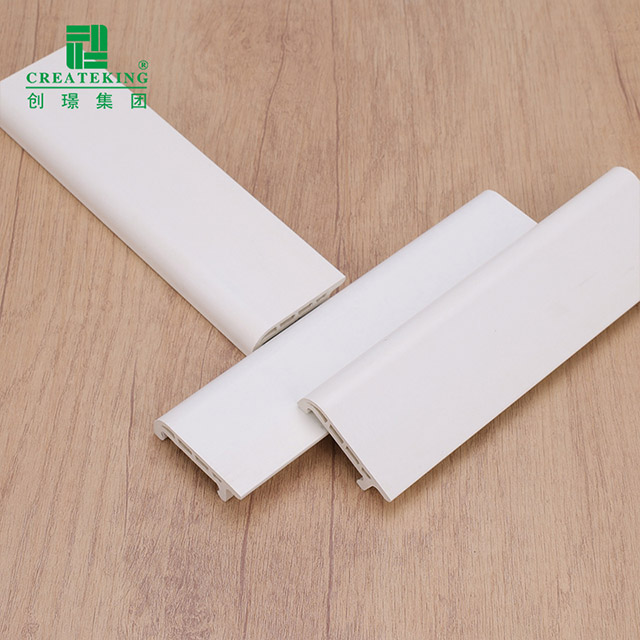 Tấm ốp chân tường kẹp PVC 50 * 15mm