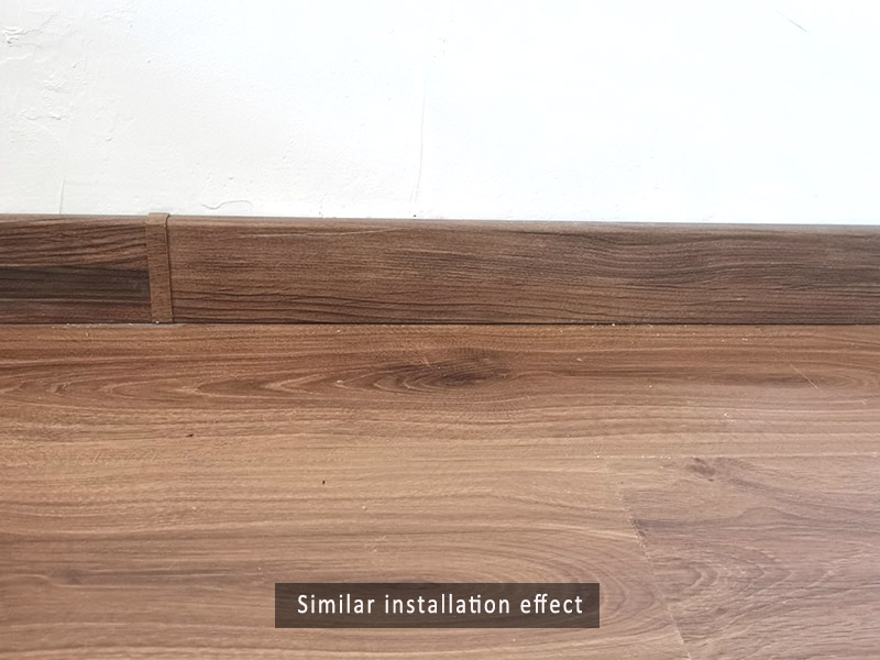 Tấm ốp ch&acirc;n tường kẹp PVC 60 * 12 mm