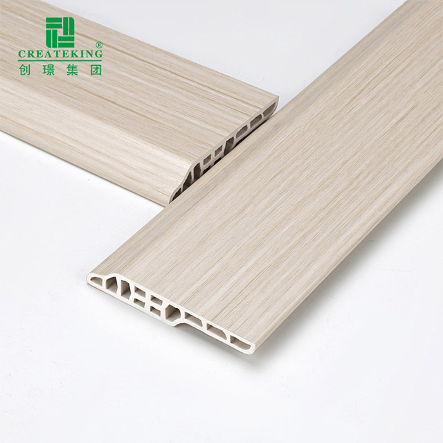 Tấm ốp chân tường bằng nhựa PVC 80 * 14mm