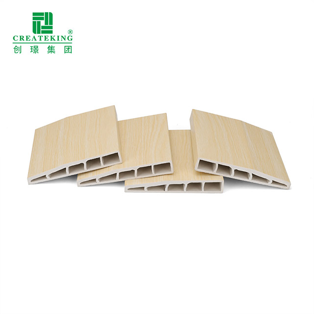 Tấm ốp chân tường PVC vát 100 * 15mm