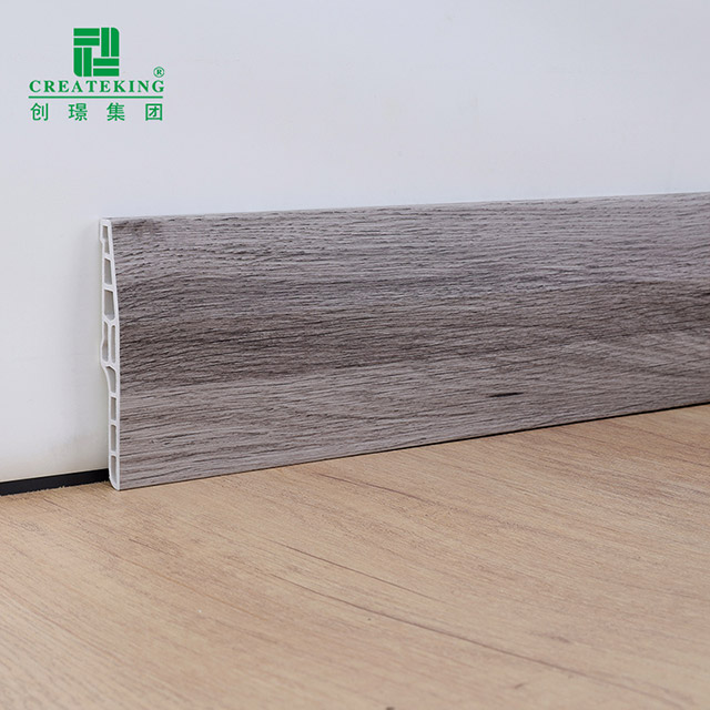 Tấm ván chân tường PVC rỗng 100 * 15mm