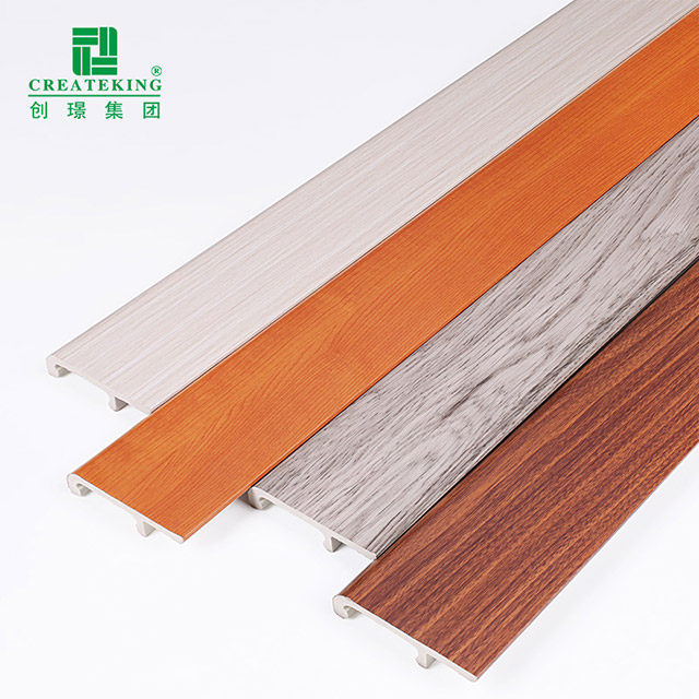 Tấm ốp chân tường kẹp PVC 100 * 16mm