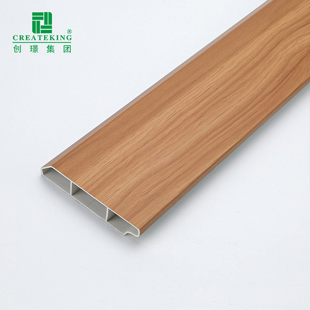Tấm ốp chân tường rỗng PVC 99 * 19mm