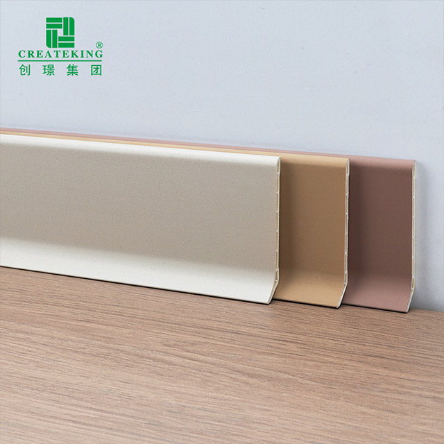 Tấm ốp chân tường PVC dẻo 70 * 13,5mm