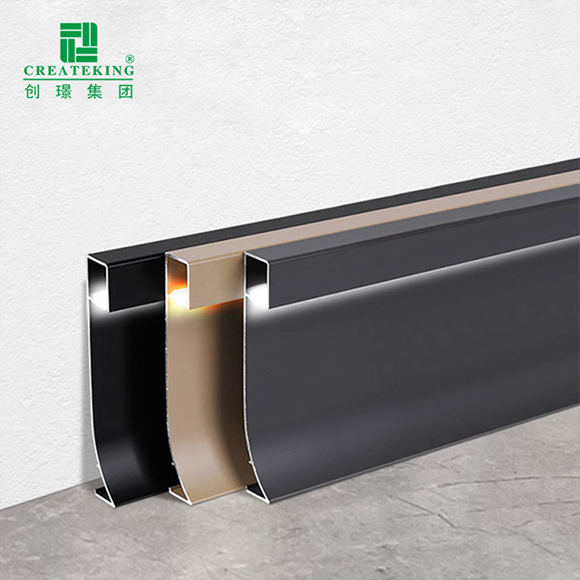 Tấm ốp chân tường nhôm LED 80 * 9mm