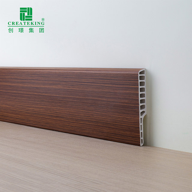 Tấm ốp chân tường PVC 100 * 15mm