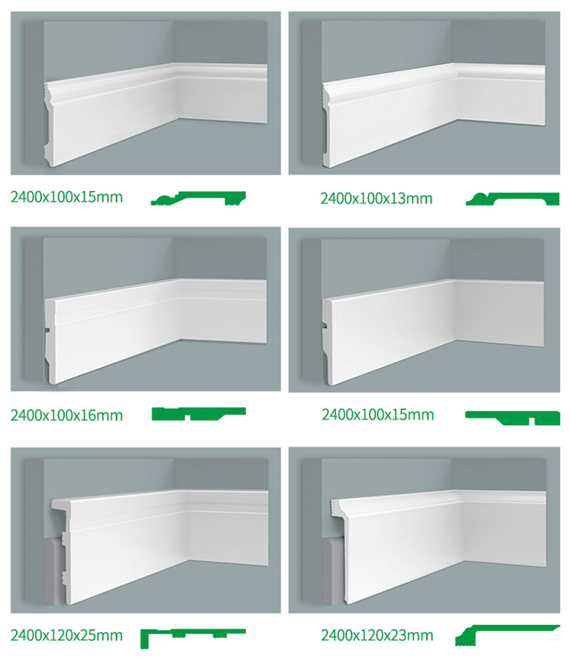 Tấm ốp ch&acirc;n tường bằng Polystyrene