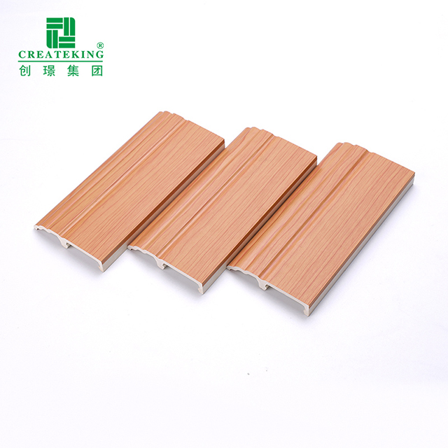 Tấm ốp chân tường kẹp PVC 85 * 16mm