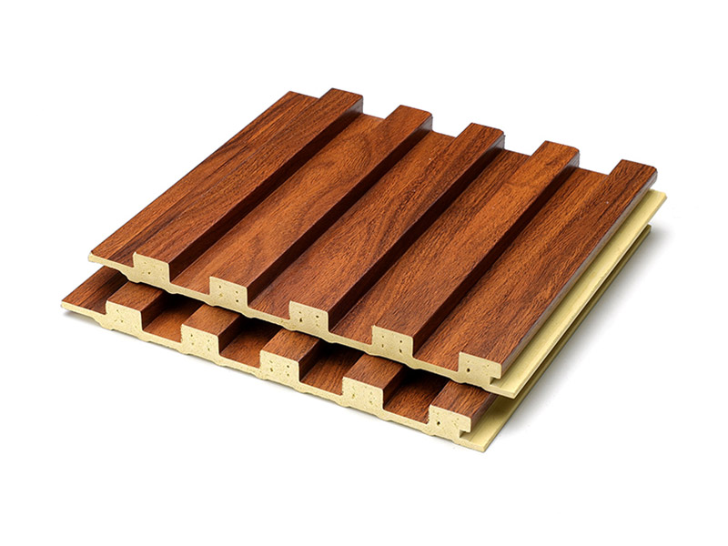 Tấm tường đặc c&oacute; r&atilde;nh v&acirc;n gỗ 159 * 12 mm