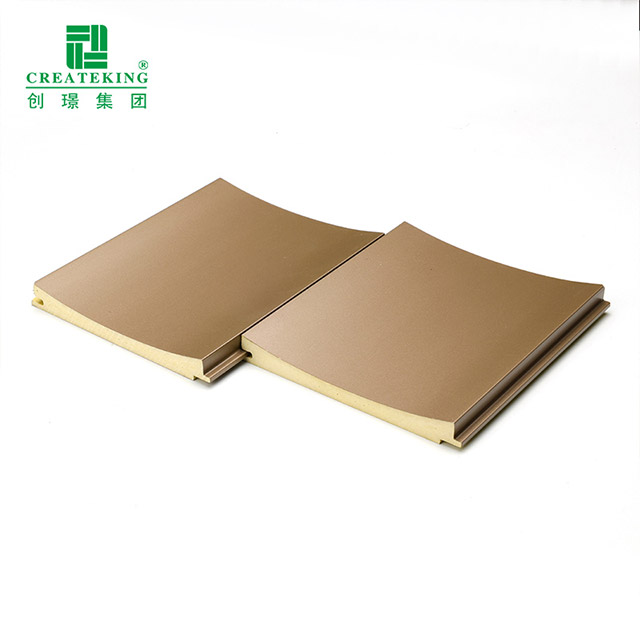 Tấm ốp tường hình vòng cung bên trong hình sóng 128 * 15mm