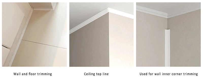 Dải cạnh g&oacute;c trong PVC 20 * 20 mm