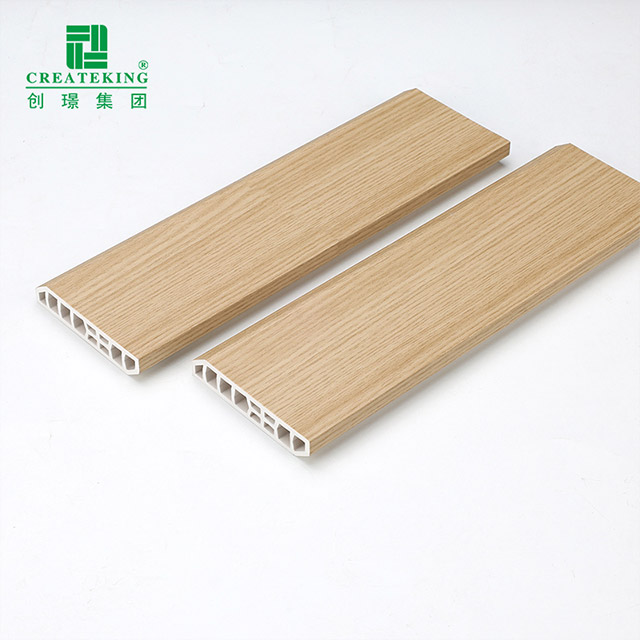 Tấm ốp chân tường PVC 75 * 15mm