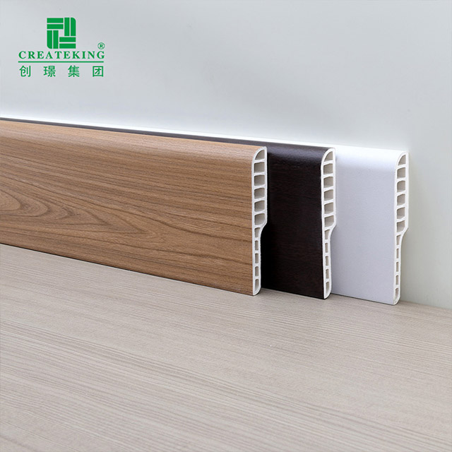 Ván chân tường tròn bằng bút chì PVC 95 * 15mm