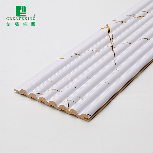 Tấm ốp tường hình bán nguyệt bằng đá cẩm thạch trắng vàng 105,5 * 8,5mm