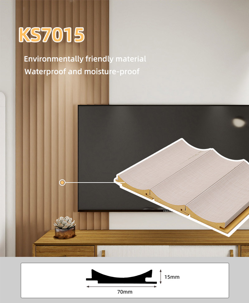 Bảng tường r&atilde;nh h&igrave;nh v&ograve;ng cung b&ecirc;n trong 70 * 15mm