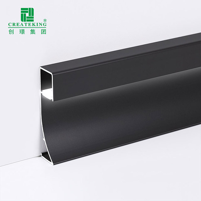 Tấm ốp chân tường nhôm LED 80 * 9mm