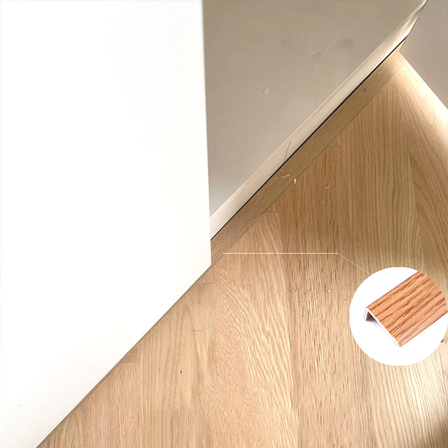 Dải cạnh sàn gỗ hình chữ L PVC 24 * 10mm
