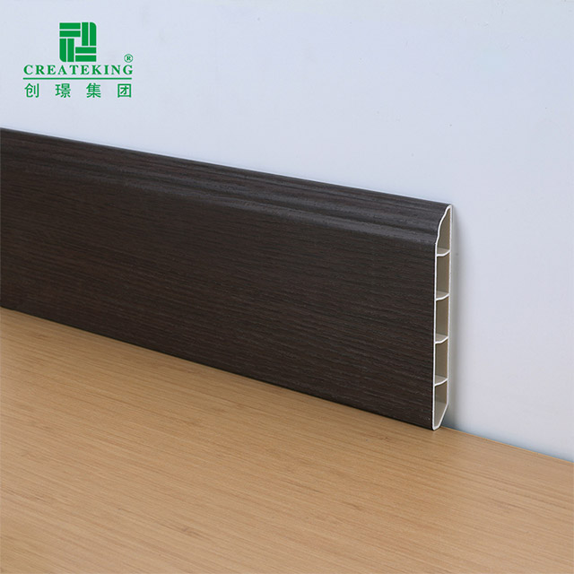 Ván chân tường rỗng PVC 100 * 12 mm