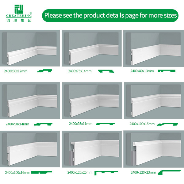 Tấm ốp chân tường Polystyrene