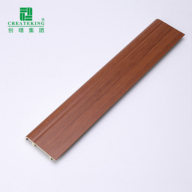 Tấm ốp chân tường kẹp PVC 76 * 14mm