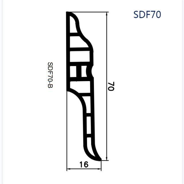 ván ốp chân tường SDF70