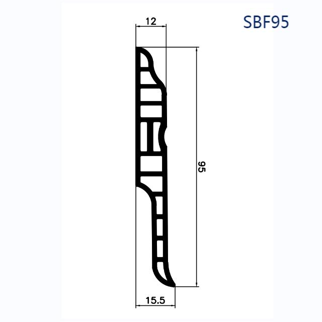 Tấm ốp chân tường SBF95