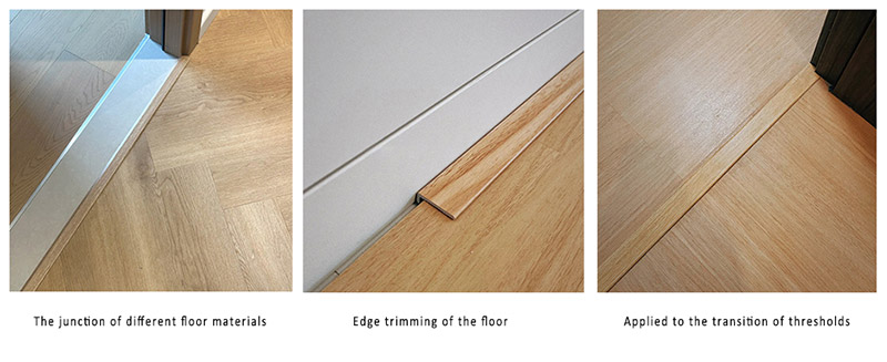Dải cạnh s&agrave;n SPC h&igrave;nh chữ L 24 * 4mm