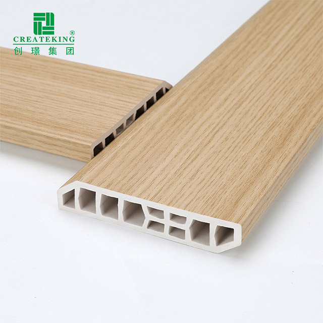 Tấm ốp chân tường PVC 75 * 15mm