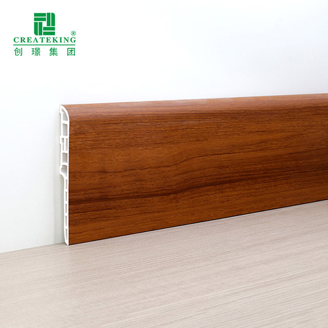 Tấm ốp chân tường cao 100 * 13mm SPC