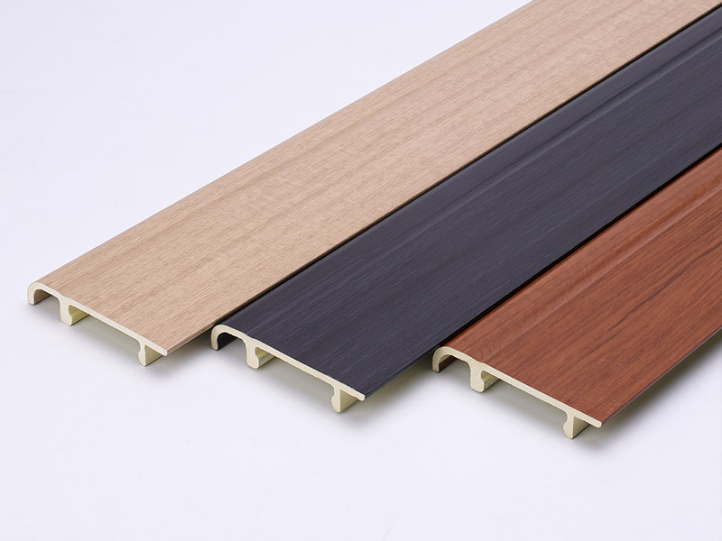 Tấm ốp ch&acirc;n tường kẹp PVC 76 * 14mm