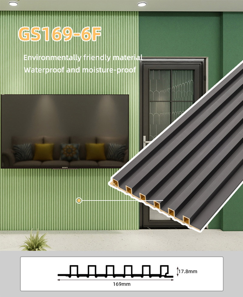 Tấm tường h&igrave;nh chữ nhật 169 * 17,8mm
