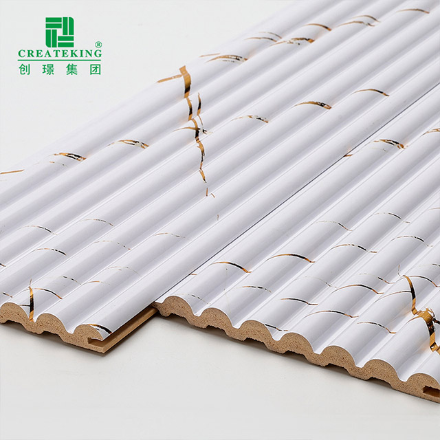 Tấm ốp tường hình bán nguyệt bằng đá cẩm thạch trắng vàng 105,5 * 8,5mm