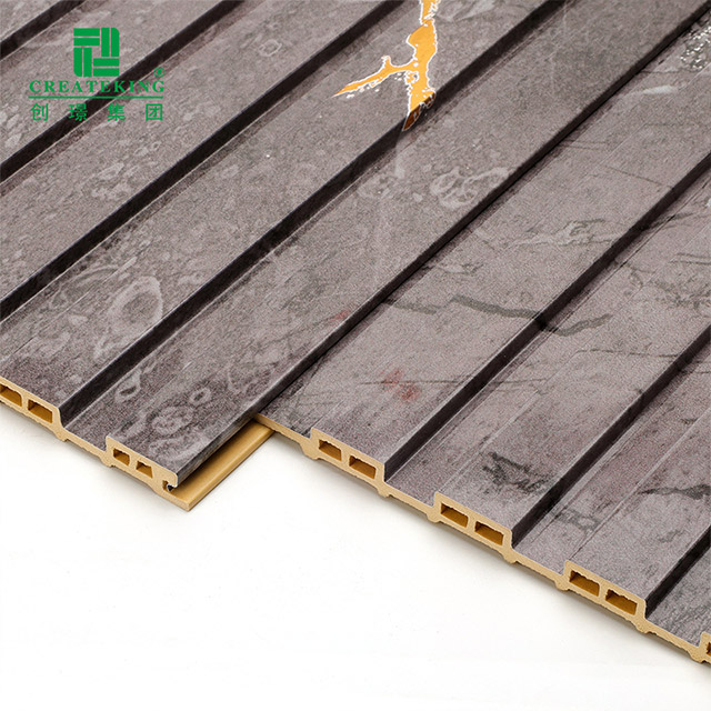 Tấm tường rỗng có rãnh PVC chống thấm nước 155 * 17mm