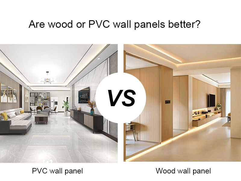 Các tấm tường gỗ hoặc PVC có tốt hơn không?