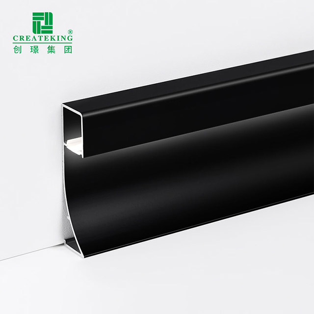 Tấm ốp chân tường nhôm LED 80 * 9mm