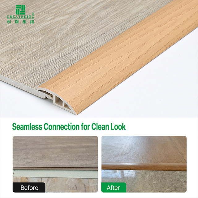 Bộ giảm tốc sàn PVC hạt gỗ 28 * 5mm