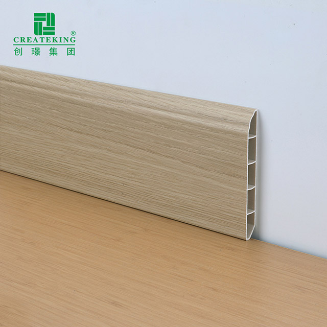 Ván chân tường rỗng PVC 100 * 12 mm