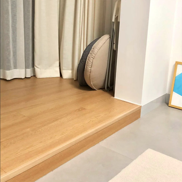 Dải viền sàn gỗ nguyên khối hình chữ L PVC 30 * 25 mm