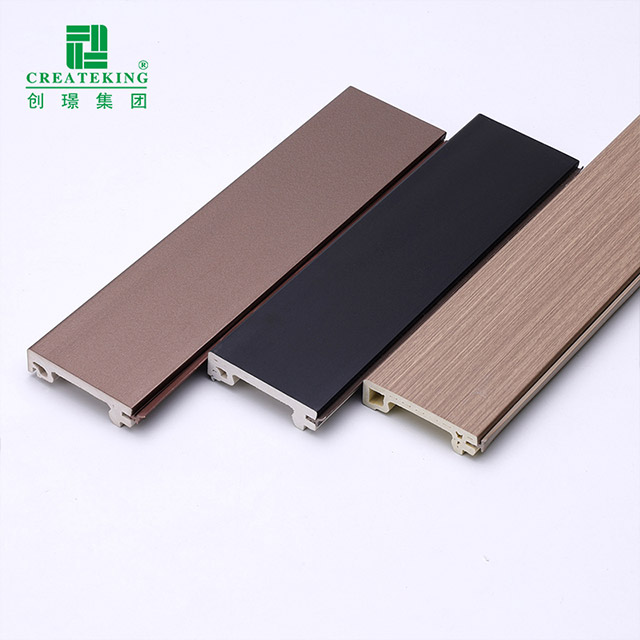 Tấm ốp chân tường WPC 50 * 14mm