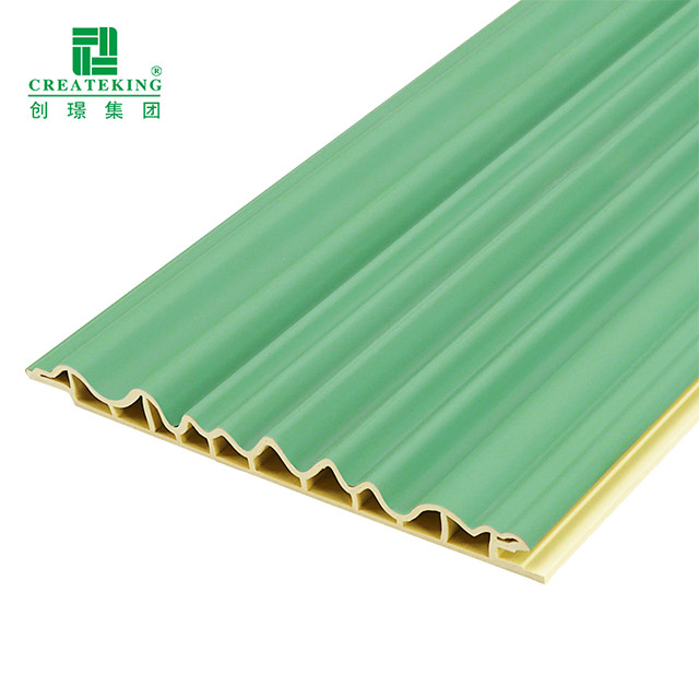 Bảng điều khiển tường WPC hình vòng cung bên trong 158 * 12 mm