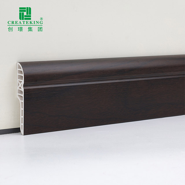 Ván chân tường tròn bằng bút chì PVC 70 * 15mm